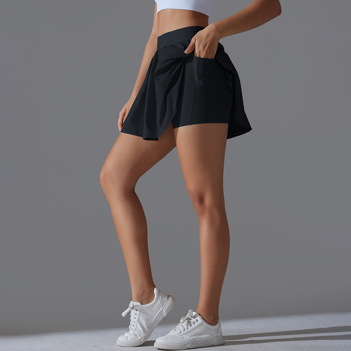 BreezeFlow Skort, Skirt Black 🖤