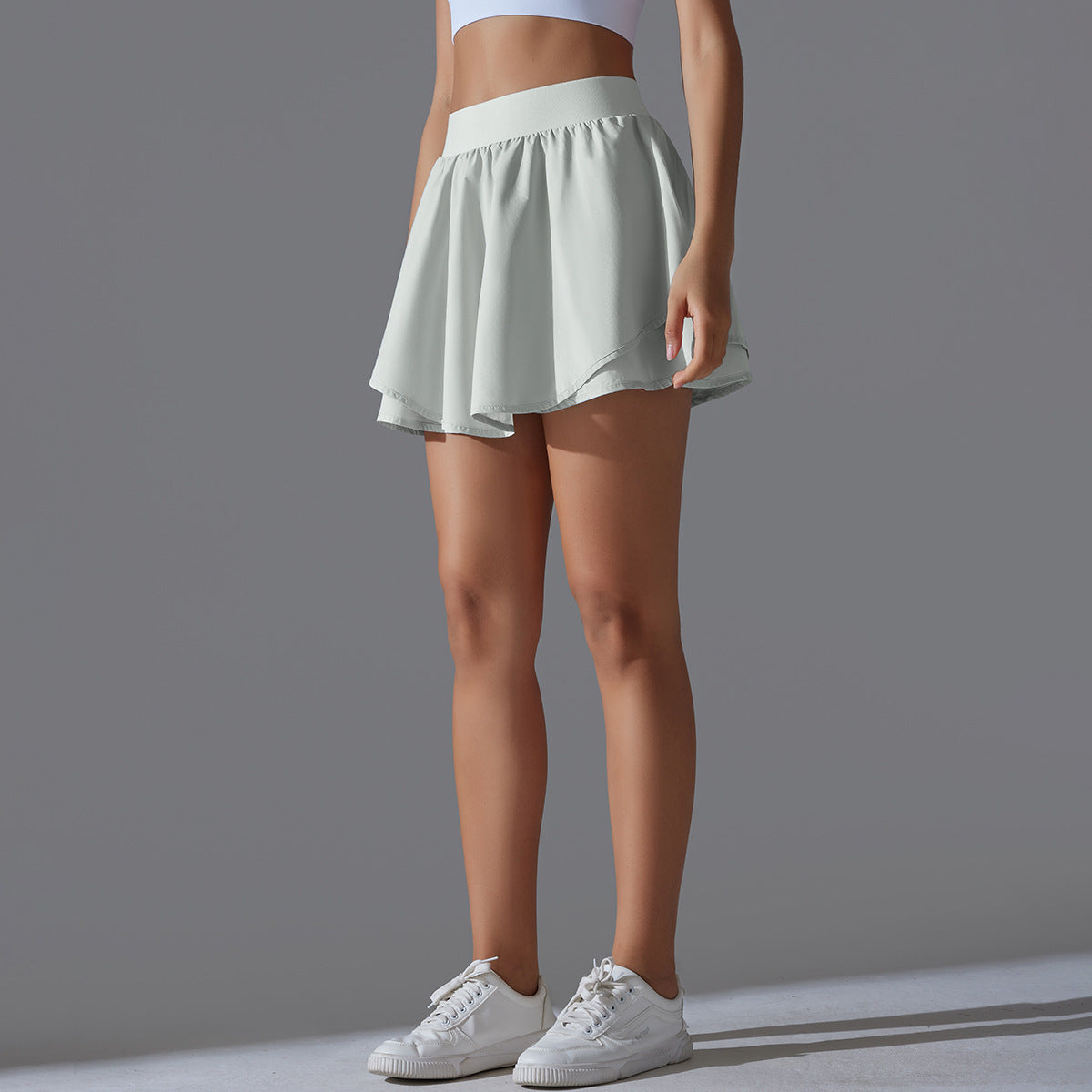 BreezeFlow Skort, Skirt Gray