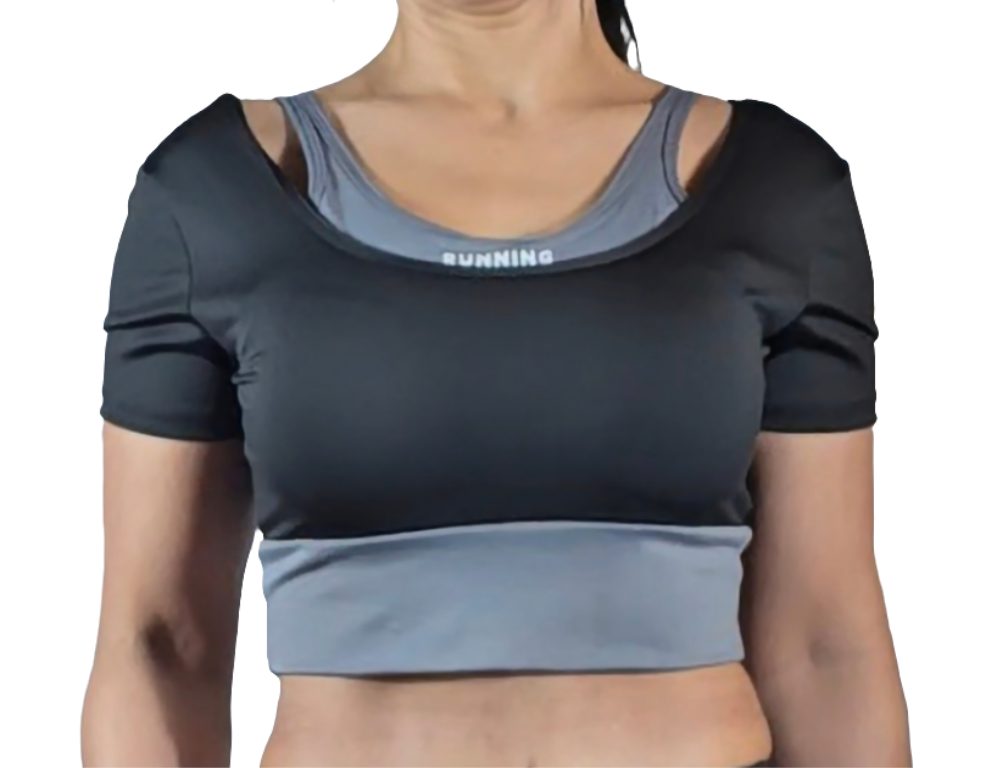 Sporty Chic Crop Tee
