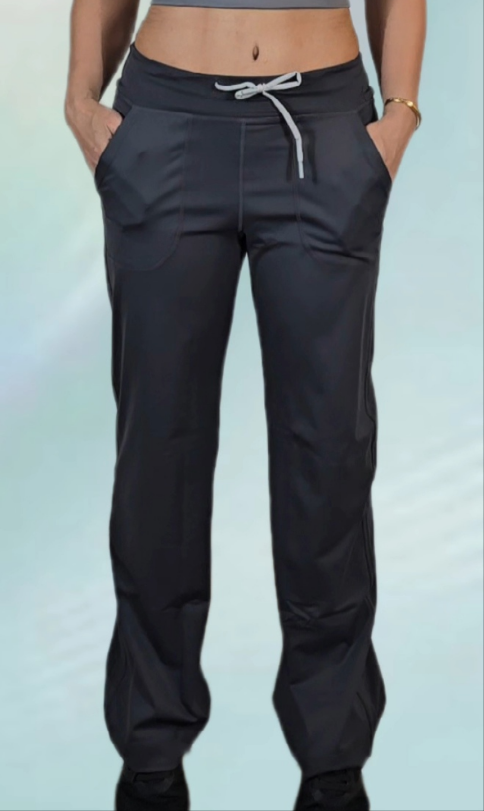 ZenFlex high waist Wide-Leg Pants. flexibility, movement, and comfort, which are essential qualities for yoga and activewear.
