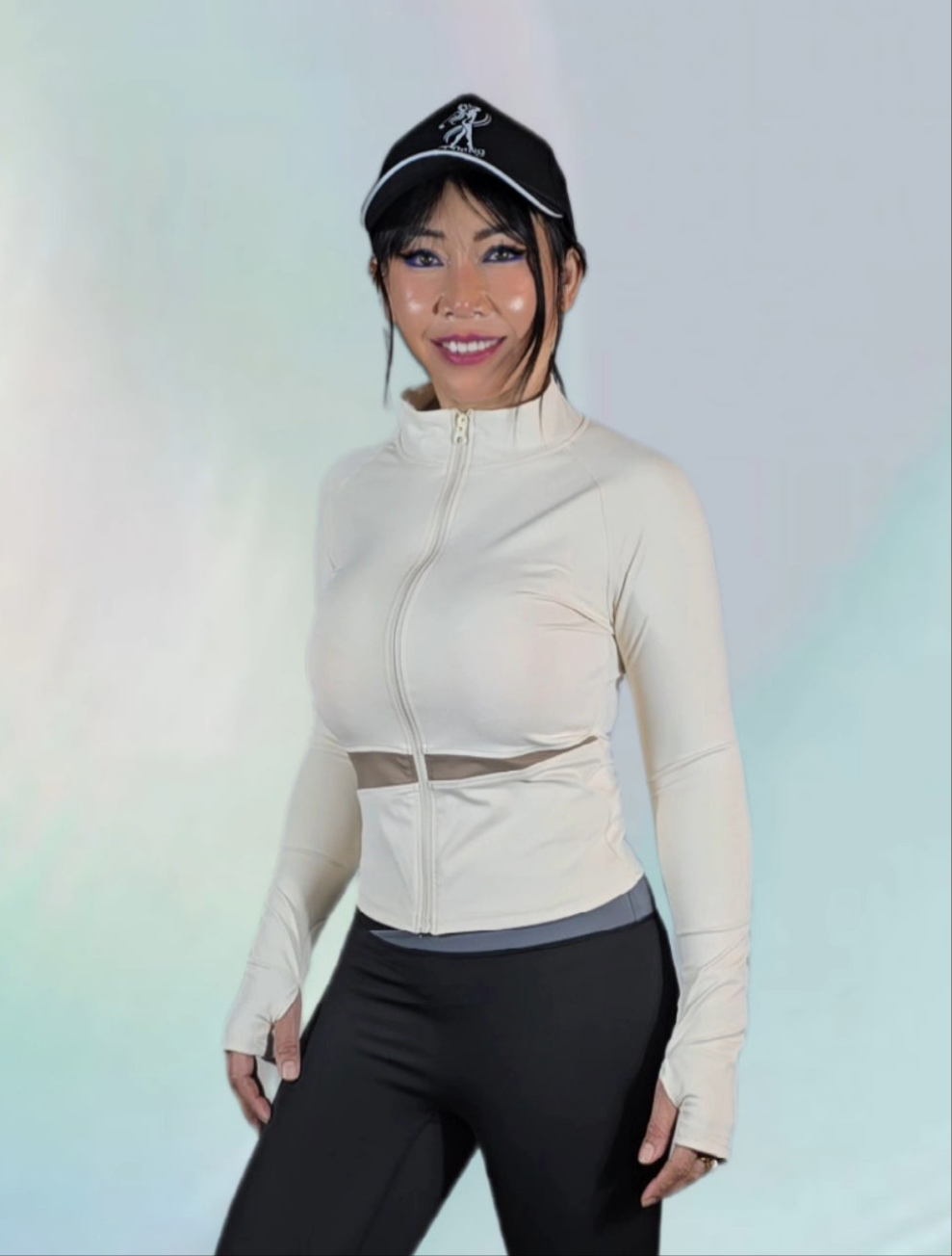 CloundFlex YOUTH Long sleeves shirt zipper front. Soft, Light and Flexible like cloud