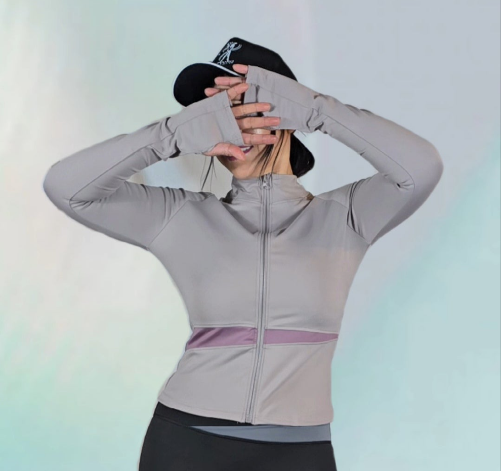 CloundFlex YOUTH Long sleeves shirt zipper front. Soft, Light and Flexible like cloud