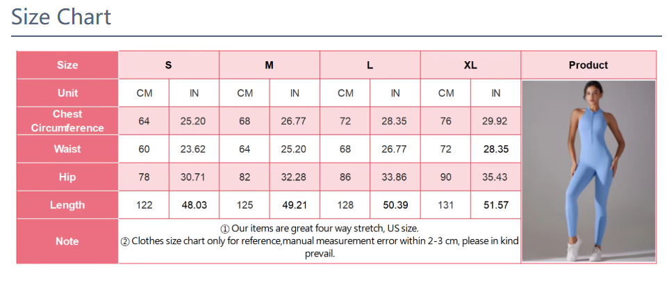 Active Chic One~piece Magenta including sport bra pad inserts. Please see size chart to ensure your body fit!
