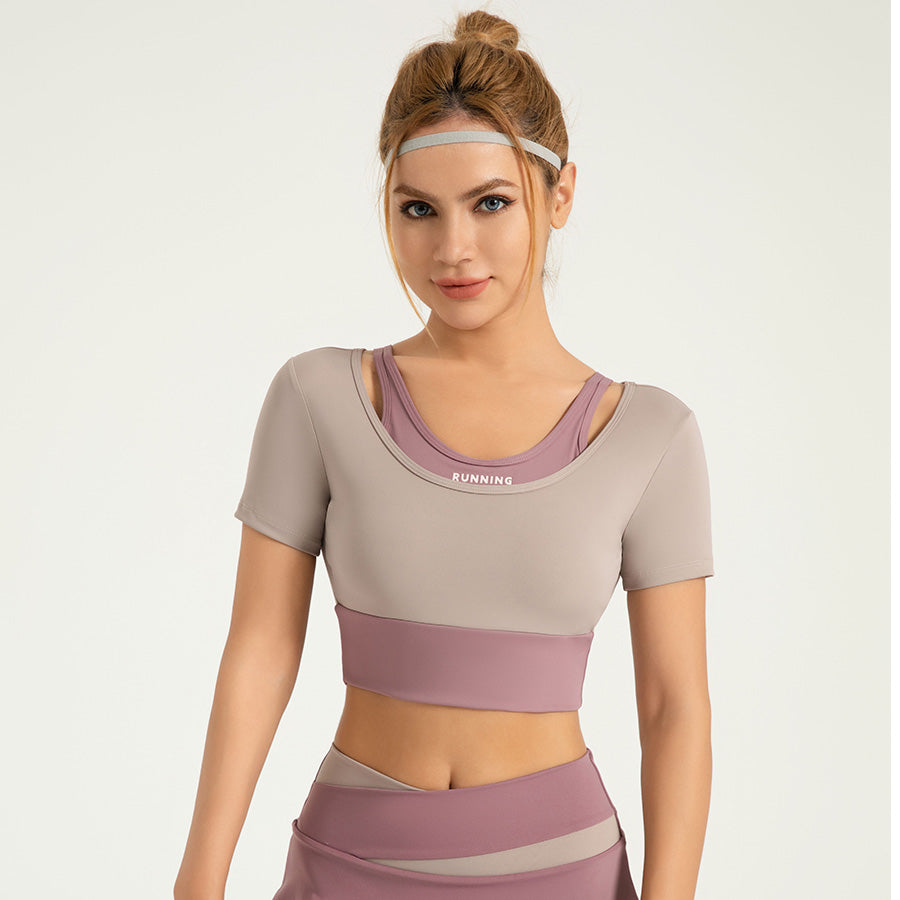 Sporty Chic Crop Tee