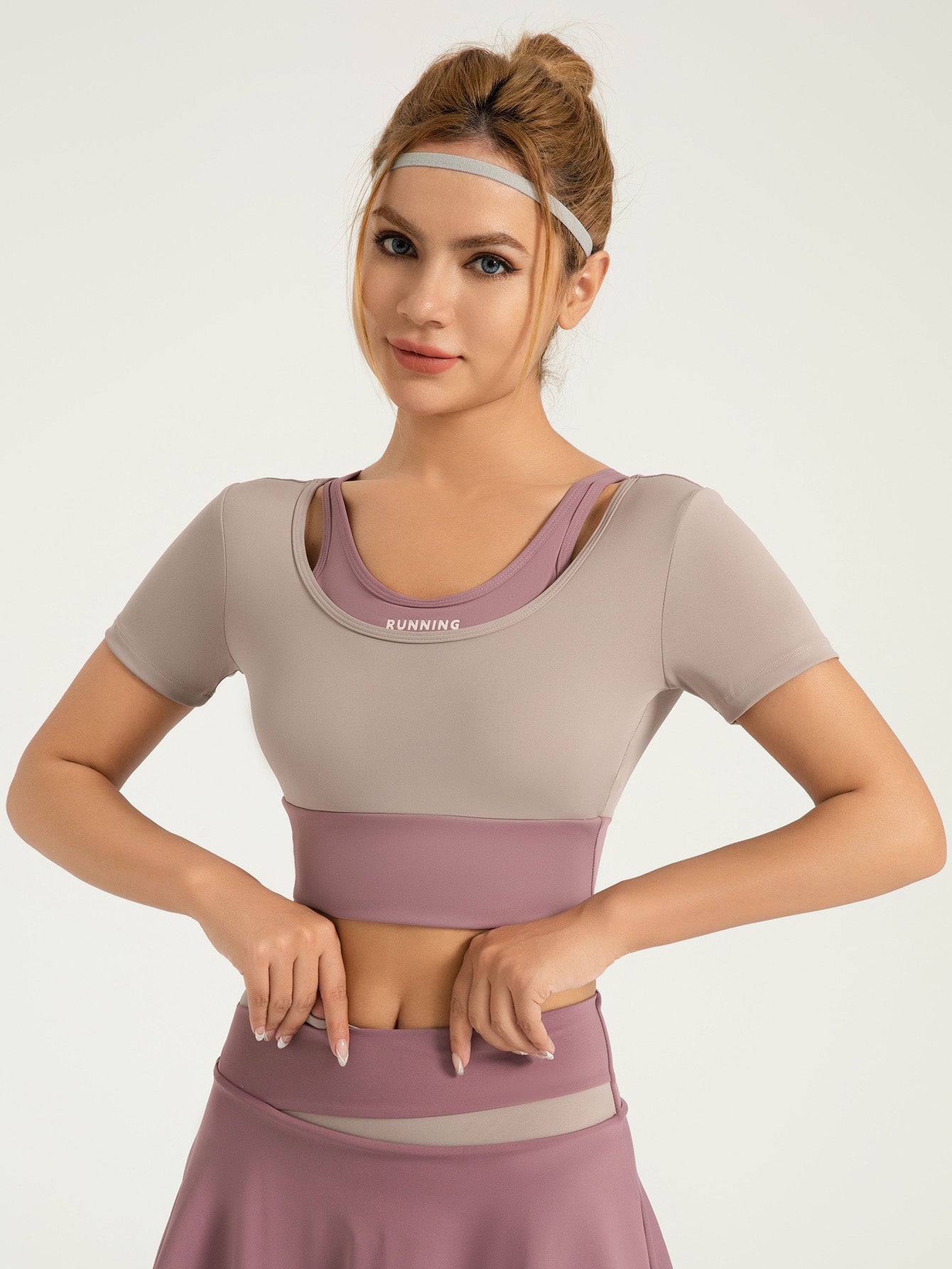 Sporty Chic Crop Tee