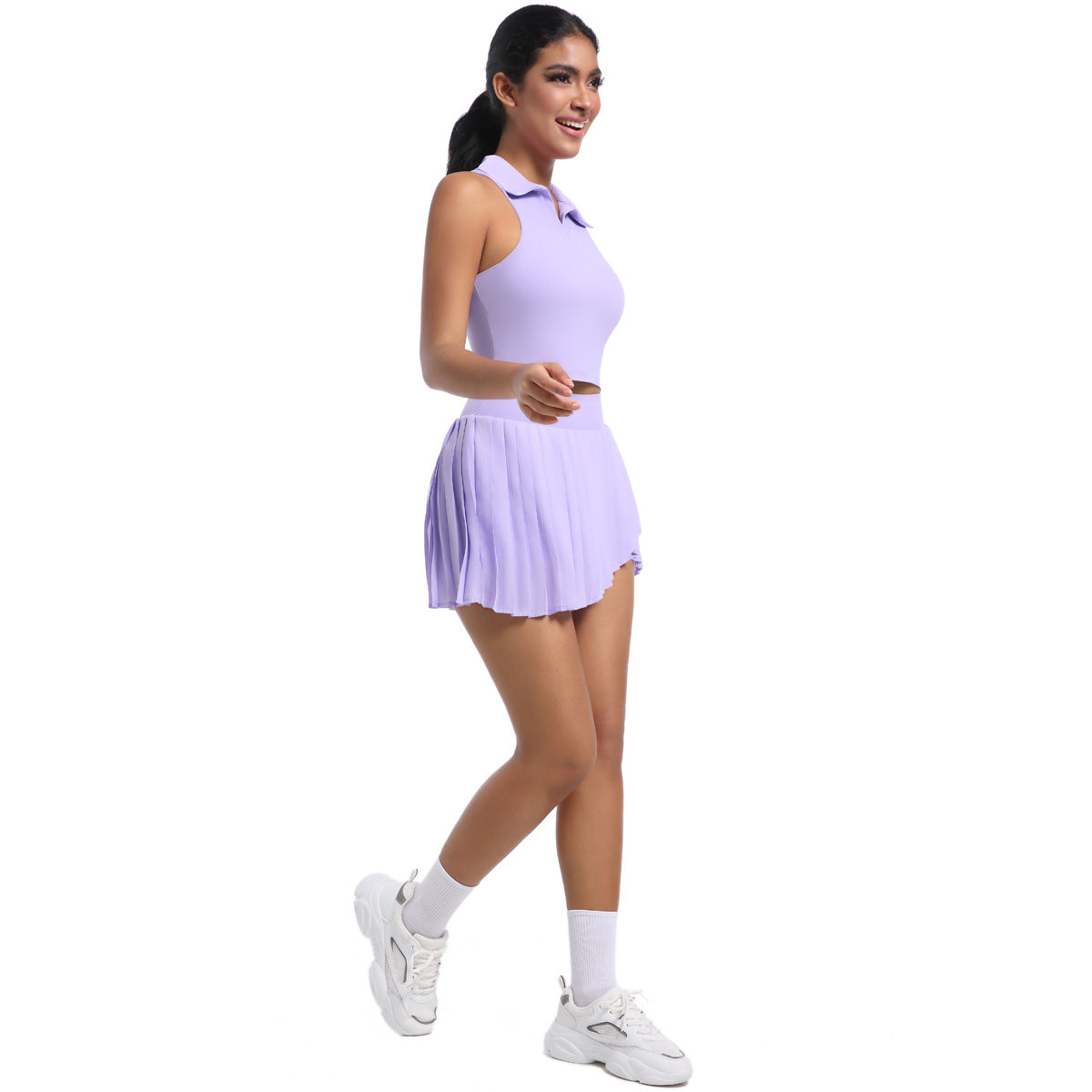 Lavender Grace Set 2 pieces built-in sport bra with pads