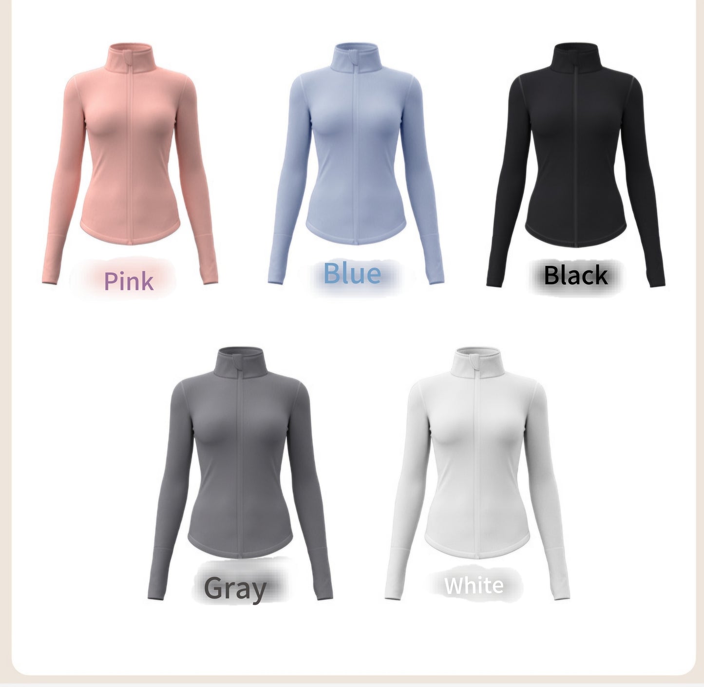 AeroFlex long sleeves shirt with front zipper. Airy, Flexible, light weight and silky look!