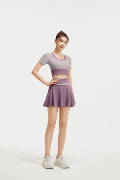 Sporty Chic Crop Tee