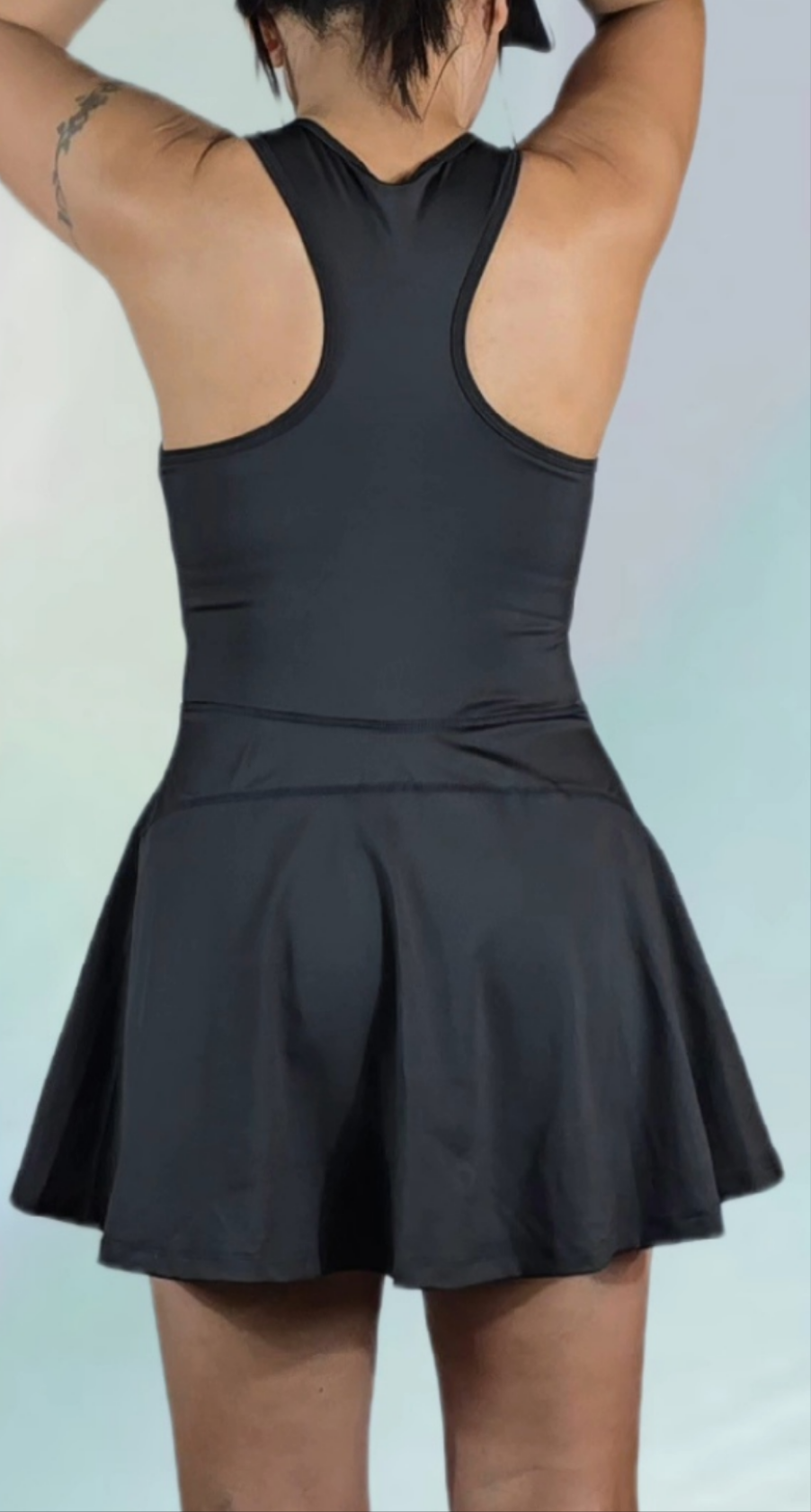 YOUTH, The Sportiva Dress combines style and function with a built-in sports bra and shorts for all-day comfort and support