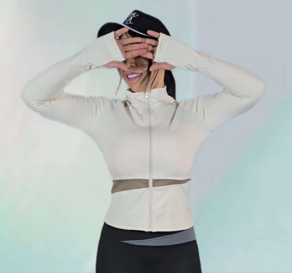 CloundFlex YOUTH Long sleeves shirt zipper front. Soft, Light and Flexible like cloud