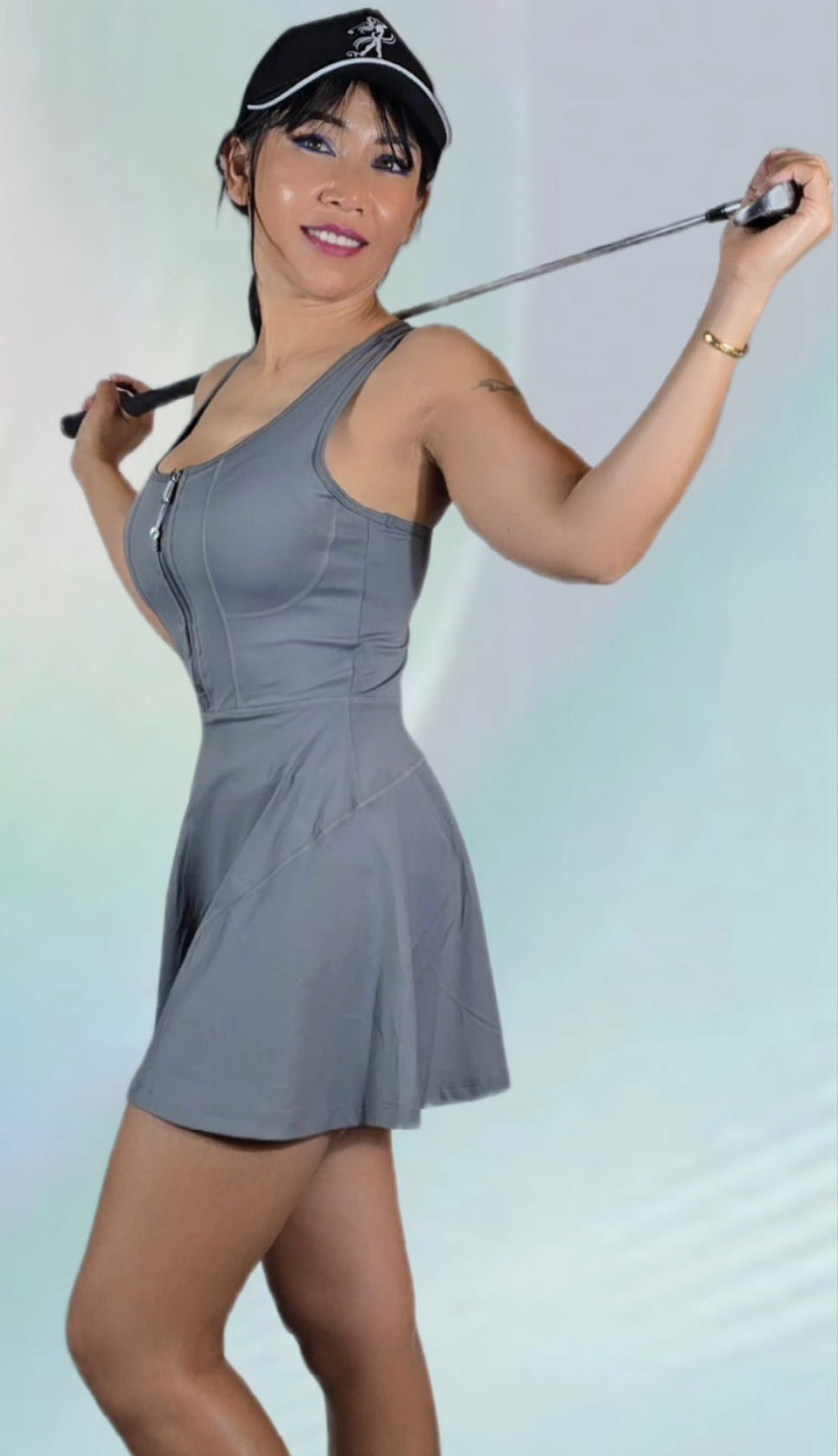 YOUTH, The Sportiva Dress combines style and function with a built-in sports bra and shorts for all-day comfort and support