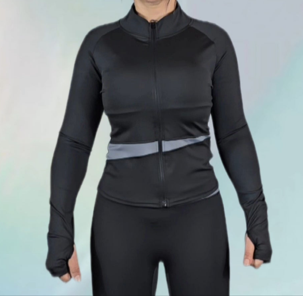 CloundFlex YOUTH Long sleeves shirt zipper front. Soft, Light and Flexible like cloud