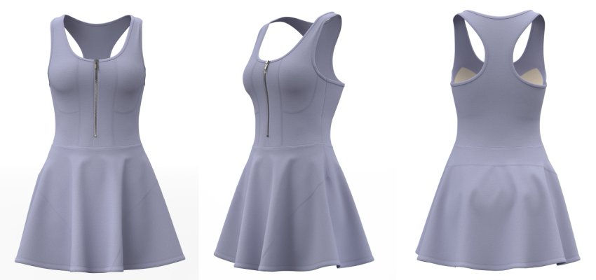 YOUTH, The Sportiva Dress combines style and function with a built-in sports bra and shorts for all-day comfort and support